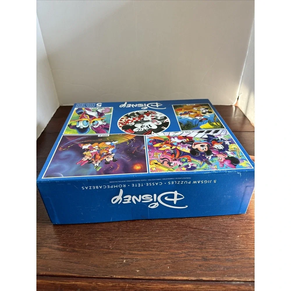 CEACO Disney 5 in 1 Puzzles Minnie‎ & Mickey Mouse Pluto Donald Duck 300-750 PC